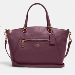 NIB COACH LEATHER PRARIE BAG